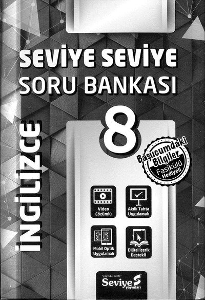 SORU BANKASI SEVİYE SEVİYE İNGİLİZCE Fotokopi GO - Tüm Sınavlarda Daha İleriye