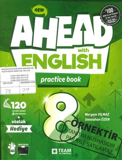 AHEAD WITH ENGLISH PRACTICE BOOK Fotokopi GO - Tüm Sınavlarda Daha İleriye