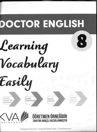 DOCTOR ENGLISH LEARNING VOCABULARY EASILY Fotokopi GO - Tüm Sınavlarda Daha İleriye
