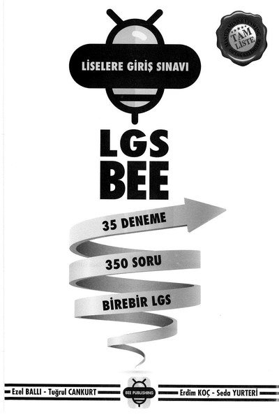 LİSELERE GİRİŞ SINAVI LGS BEE 35 DENEME Fotokopi GO - Tüm Sınavlarda Daha İleriye
