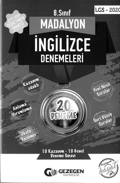 MADALYON İNGİLİZCE DENEMELERİ 20 DENEME Fotokopi GO - Tüm Sınavlarda Daha İleriye