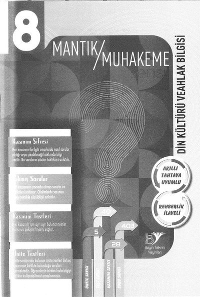MANTIK/MUHAKEME DİN KÜLTÜRÜ VE AHLAK BİLGİSİ Fotokopi GO - Tüm Sınavlarda Daha İleriye