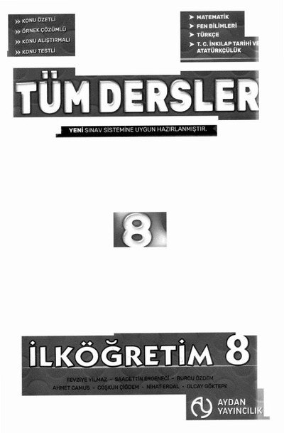 TÜM DERSLER SORU BANKASI KONU ÖZETLİ Fotokopi GO - Tüm Sınavlarda Daha İleriye