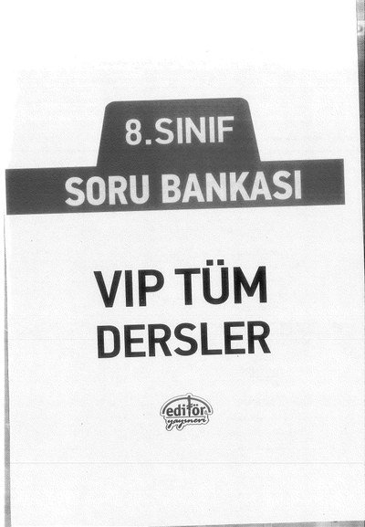 SORU BANKASI VİP TÜM DERSLER Fotokopi GO - Tüm Sınavlarda Daha İleriye