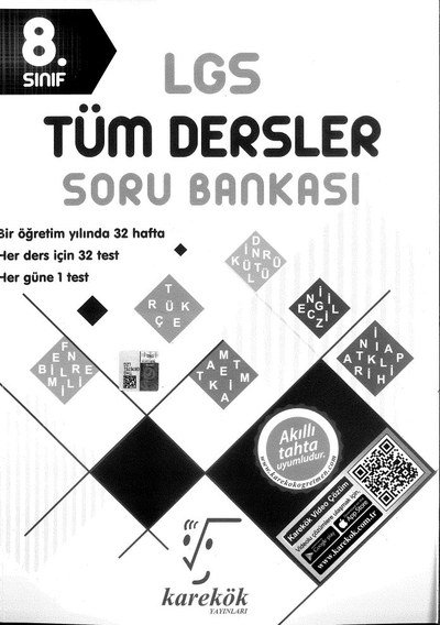 LGS TÜM DERSLER SORU BANKASI Fotokopi GO - Tüm Sınavlarda Daha İleriye