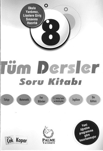 TÜM DERSLER SORU KİTABI Fotokopi GO - Tüm Sınavlarda Daha İleriye