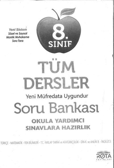TÜM DERSLER SORU BANKASI OKULA YARDIMCI SINAVLARA HAZIRLIK Fotokopi GO - Tüm Sınavlarda Daha İleriye