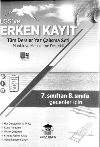 LGS'YE ERKEN KAYIT TÜM DERSLER YAZ ÇALIŞMA SETİ Fotokopi GO - Tüm Sınavlarda Daha İleriye