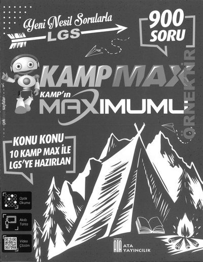YENİ NESİL SORULARLA LGS KAMPMAX KAMP'IN MAXIMUMU 900 SORU Fotokopi GO - Tüm Sınavlarda Daha İleriye