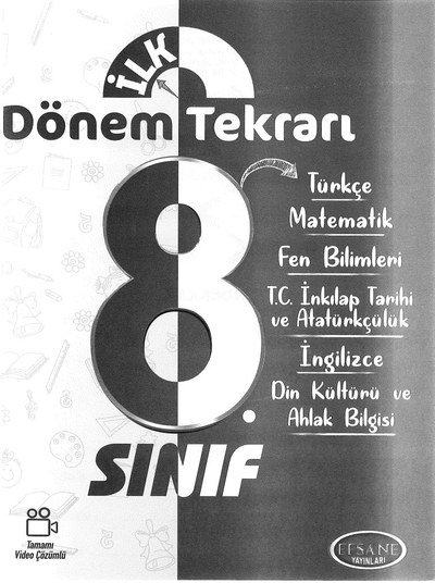 İLK DÖNEM TEKRARI TÜM DERSLER Fotokopi GO - Tüm Sınavlarda Daha İleriye
