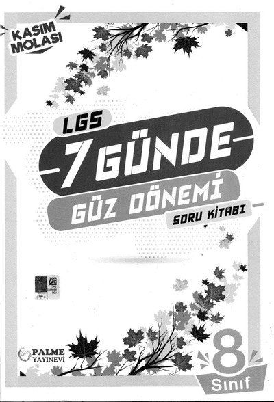 LGS 7 GÜNDE GÜZ DÖNEMİ SORU KİTABI Fotokopi GO - Tüm Sınavlarda Daha İleriye