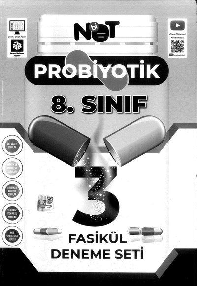 PROBİYOTİK 3 FASİKÜL DENEME SETİ Fotokopi GO - Tüm Sınavlarda Daha İleriye