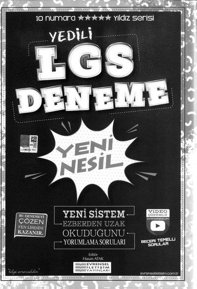 YEDİLİ LGS DENEME YENİ NESİL BECERİ TEMELLİ SORULAR Fotokopi GO - Tüm Sınavlarda Daha İleriye