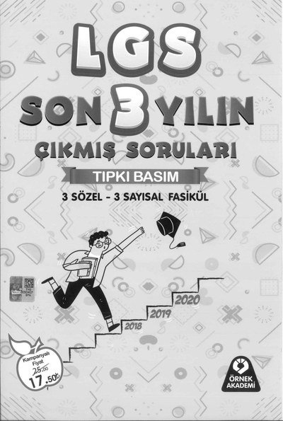 LGS SON 3 YILIN ÇIKMIŞ SORULARI TIPKI BASIM 3 SÖZEL 3 SAYISAL FASİKÜL Fotokopi GO - Tüm Sınavlarda Daha İleriye
