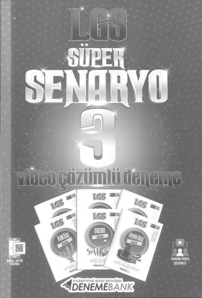 LGS SÜPER SENARYO 3 VİDEO ÇÖZÜMLÜ DENEME Fotokopi GO - Tüm Sınavlarda Daha İleriye