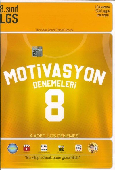 MOTİVASYON DENEMELERİ 4 ADET LGS DENEMESİ Fotokopi GO - Tüm Sınavlarda Daha İleriye