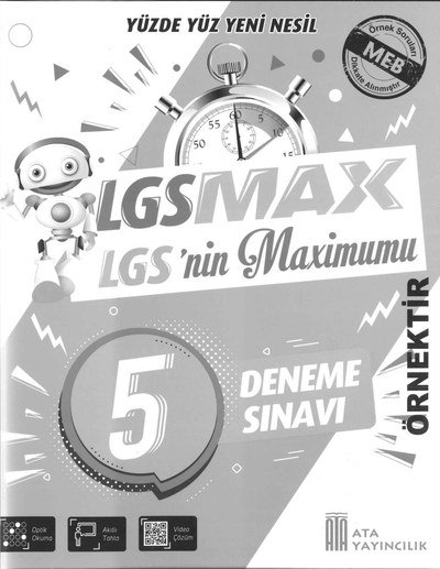 LGSMAX LGS'NİN MAXİMUMU 5 DENEME SINAVI Fotokopi GO - Tüm Sınavlarda Daha İleriye