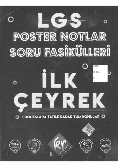 LGS POSTER NOTLAR SORU FASİKÜLLERİ İLK ÇEYREK Fotokopi GO - Tüm Sınavlarda Daha İleriye