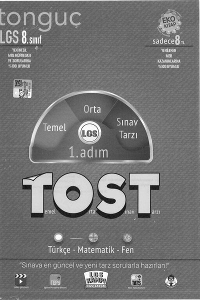 LGS TOST 1. ADIM TEMEL ORTA SINAV TARZI Fotokopi GO - Tüm Sınavlarda Daha İleriye