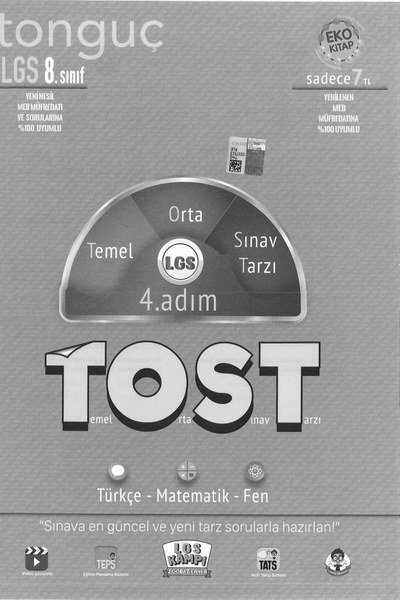 LGS TOST 4. ADIM TEMEL ORTA SINAV TARZI Fotokopi GO - Tüm Sınavlarda Daha İleriye