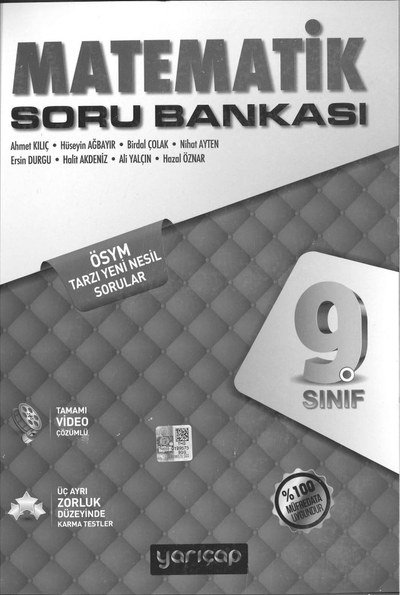 MATEMATİK SORU BANKASI Fotokopi GO - Tüm Sınavlarda Daha İleriye