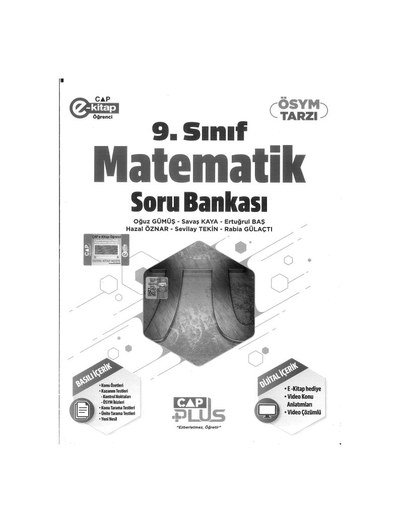 MATEMATİK SORU BANKASI Fotokopi GO - Tüm Sınavlarda Daha İleriye