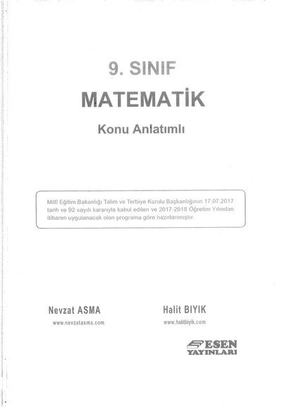 MATEMATİK KONUI ANLATIMLI Fotokopi GO - Tüm Sınavlarda Daha İleriye