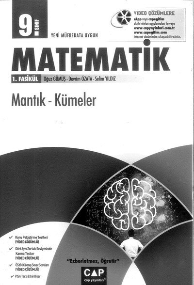 MATEMATİK 1. FASİKÜL MANTIK KÜMELER Fotokopi GO - Tüm Sınavlarda Daha İleriye