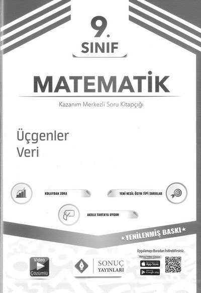 MATEMATİK SORU KİTAPÇIĞI ÜÇGENLER VERİ Fotokopi GO - Tüm Sınavlarda Daha İleriye