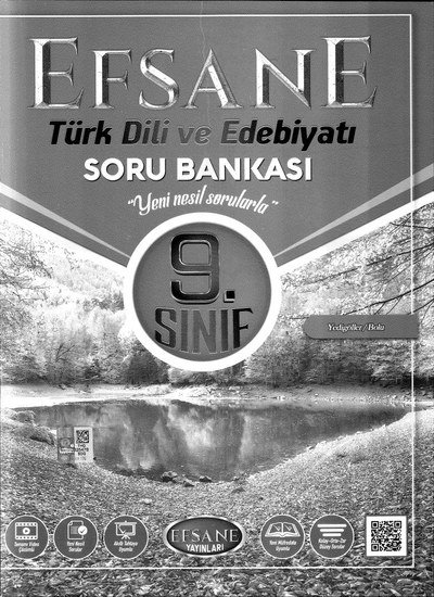 EFSANE TÜRK DİLİ VE EDEBİYATI SORU BANKASI Fotokopi GO - Tüm Sınavlarda Daha İleriye