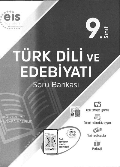 TÜRK DİLİ VE EDEBİYATI SORU BANKASI Fotokopi GO - Tüm Sınavlarda Daha İleriye
