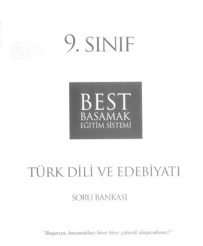 TÜRK DİLİ VE EDEBİYATI SORU BANKASI Fotokopi GO - Tüm Sınavlarda Daha İleriye