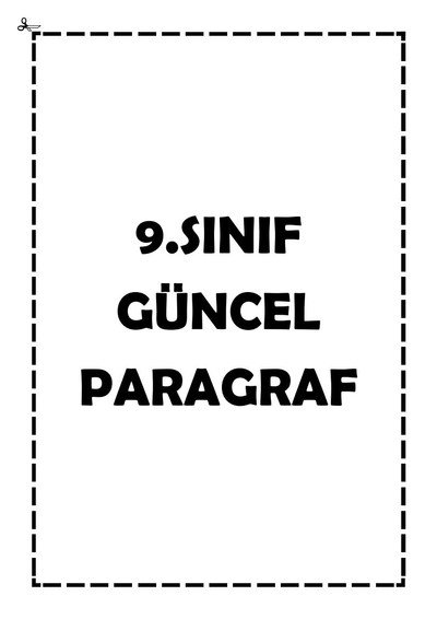 GÜNCEL PARAGRAF Fotokopi GO - Tüm Sınavlarda Daha İleriye