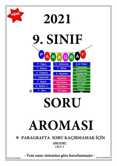 PARAGRAF SORU BANKASI 750 SORU Fotokopi GO - Tüm Sınavlarda Daha İleriye