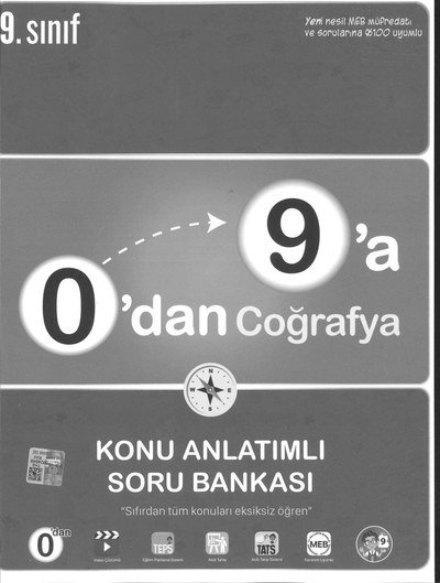 0'DAN 9'A KONU ANLATIMLI SORU BANKASI Fotokopi GO - Tüm Sınavlarda Daha İleriye