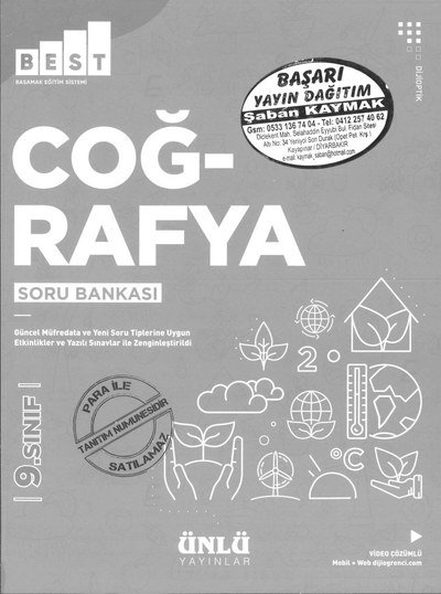 COĞRAFYA SORU BANKASI BEST Fotokopi GO - Tüm Sınavlarda Daha İleriye
