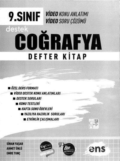 COĞRAFYA DEFTER KİTAP VİDEO KONU ANLATIMI Fotokopi GO - Tüm Sınavlarda Daha İleriye