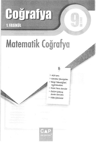COĞRAFYA 1. FASİKÜL MATEMATİK COĞRAFYA Fotokopi GO - Tüm Sınavlarda Daha İleriye