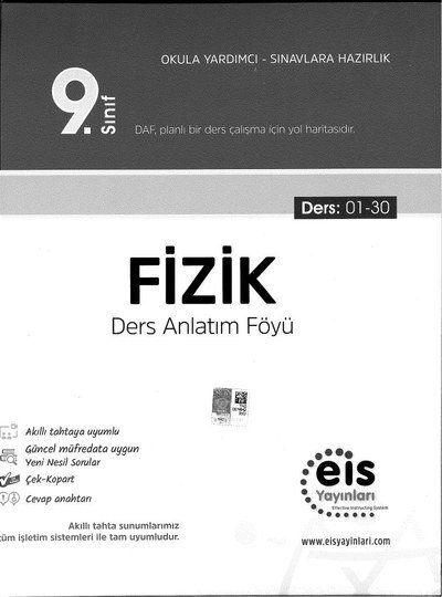 FİZİK DERS ANLATIM FÖYÜ Fotokopi GO - Tüm Sınavlarda Daha İleriye