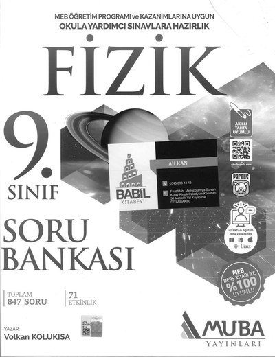 FİZİK SORU BANKASI Fotokopi GO - Tüm Sınavlarda Daha İleriye