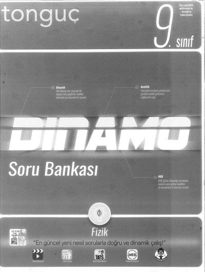 DİNAMO SORU BANKASI FİZİK Fotokopi GO - Tüm Sınavlarda Daha İleriye
