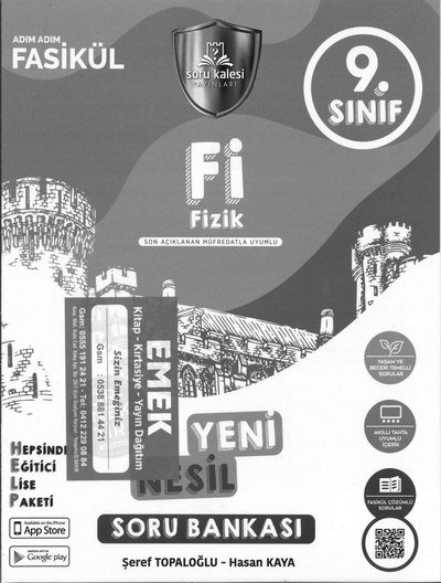 Fİ FİZİK YENİ NESİL SORU BANKASI ADIM ADIM FASİKÜL Fotokopi GO - Tüm Sınavlarda Daha İleriye