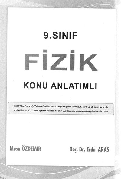 FİZİK KONU ANLATIMLI Fotokopi GO - Tüm Sınavlarda Daha İleriye