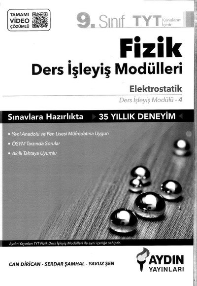 FİZİK DERS İŞLEYİŞ MODÜLLERİ ELEKTROSTATİK Fotokopi GO - Tüm Sınavlarda Daha İleriye