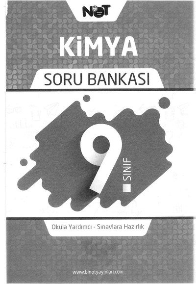 KİMYA SORU BANKASI Fotokopi GO - Tüm Sınavlarda Daha İleriye