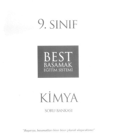 KİMYA SORU BANKASI Fotokopi GO - Tüm Sınavlarda Daha İleriye