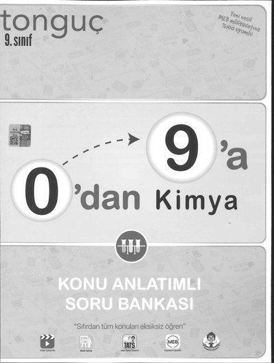 0'DAN 9'A KİMYA KONU ANLATIMLI SORU BANKASI Fotokopi GO - Tüm Sınavlarda Daha İleriye