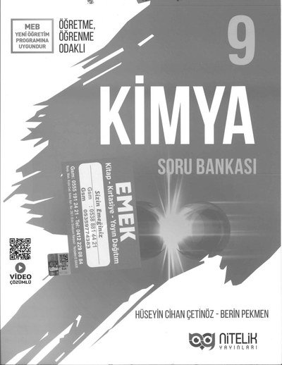 KİMYA SORU BANKASI Fotokopi GO - Tüm Sınavlarda Daha İleriye