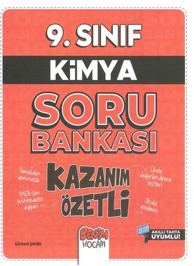 KİMYA SORU BANKASI KAZANIM ÖZETLİ Fotokopi GO - Tüm Sınavlarda Daha İleriye