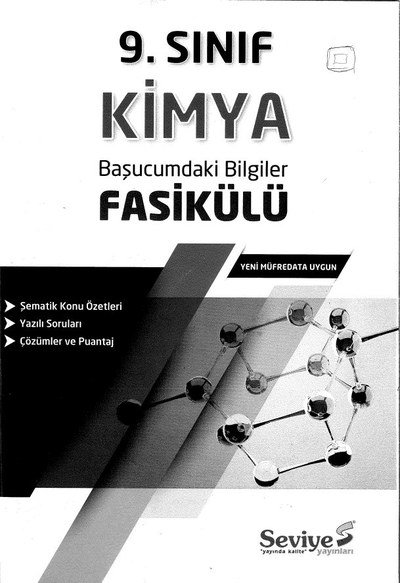 KİMYA BAŞUCUMDAKİ BİLGİLER FASİKÜLÜ Fotokopi GO - Tüm Sınavlarda Daha İleriye